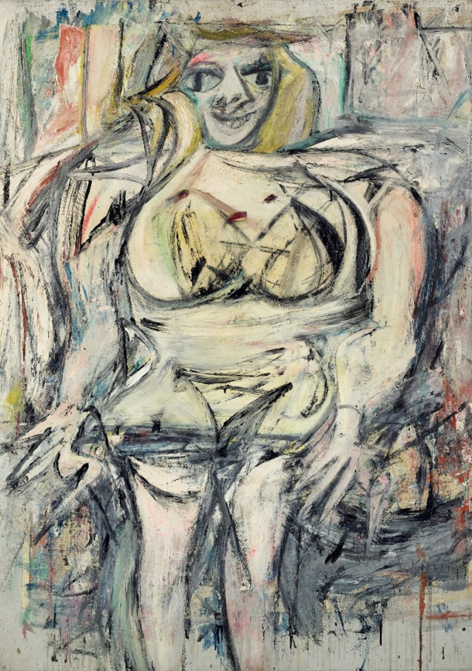 This de Kooning painting is the abstract painting my art presentation is focused on.